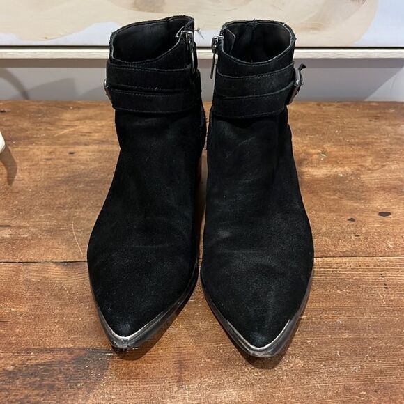 Mark Fisher Yatina Black Booties - Picture 2 of 6